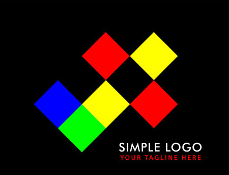 Abstract shape airplane vector logo icon with simple color