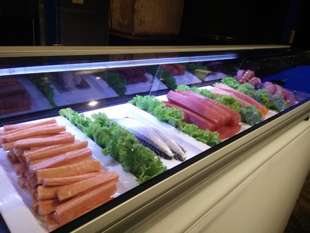 Japanese food : sashimiの写真素材