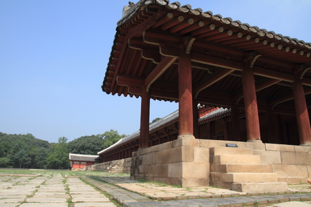 Jongmyo in Seoul, Koreaの写真素材