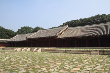 Jongmyo in Seoul, Koreaの写真素材