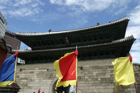 Namdaemun in Seoul, Koreaのeditorial素材