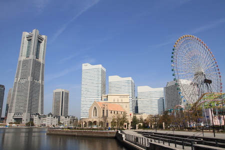 Yokohama minatomirai 21のeditorial素材