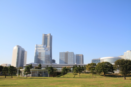 Yokohama minatomirai 21のeditorial素材