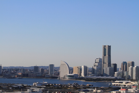 Yokohama minatomirai 21のeditorial素材