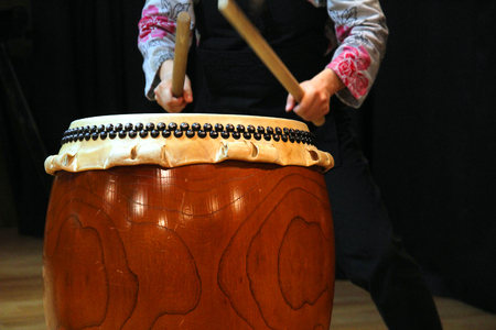 Japanese drumの写真素材