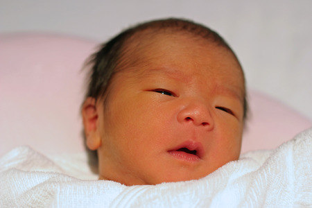 Newborn baby (Japanese boy)の写真素材