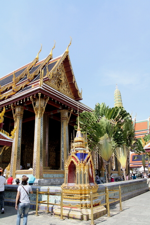 Wat Phra Kaew in Bangkokのeditorial素材