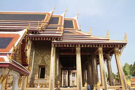 Wat Phra Kaew in Bangkokのeditorial素材