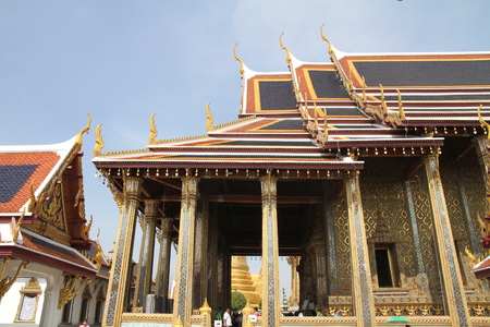 Wat Phra Kaew in Bangkokのeditorial素材