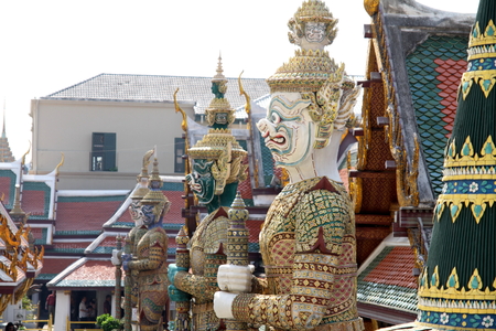 Wat Phra Kaew in Bangkokのeditorial素材