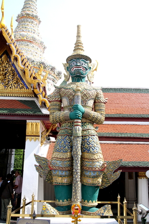 Wat Phra Kaew in Bangkokのeditorial素材