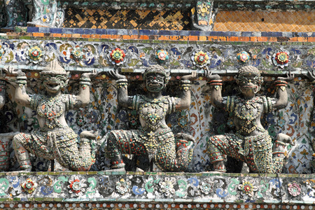 Wat Arun in Bangkokの写真素材