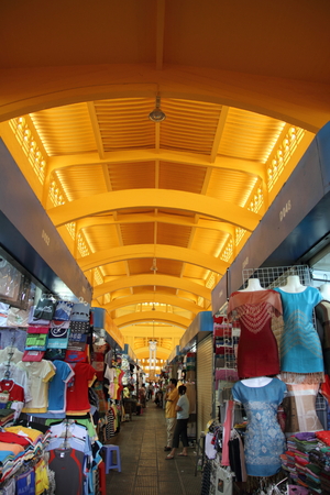 Central market in Phnom Penh, Cambodiaのeditorial素材