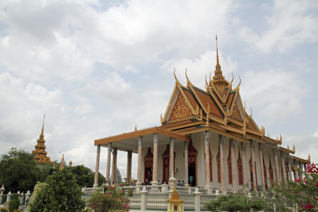 Silver Pagoda in Phnom Penh, Cambodiaのeditorial素材