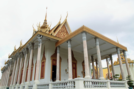 Silver Pagoda in Phnom Penh, Cambodiaのeditorial素材