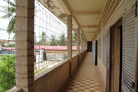 Tuol Sleng Genocide Museum in Phnom Penh, Cambodiaのeditorial素材