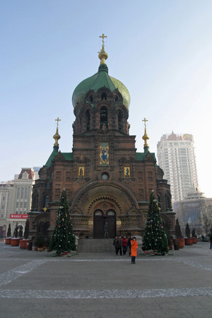 St. Sophia Cathedral in Harbinのeditorial素材