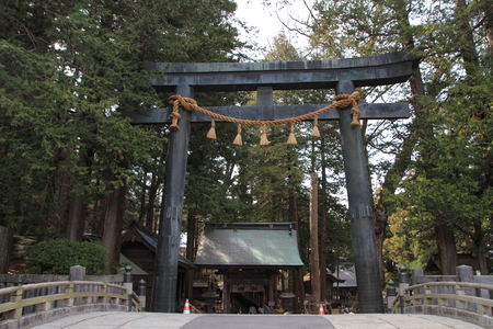 Suwa Shrine in Nagano, Japanのeditorial素材