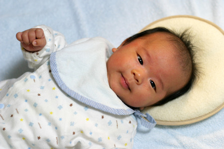 Newborn baby (Japanese boy)の写真素材