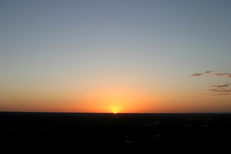 Sunset in Mingsha Shan, Dunhuang, Chinaの写真素材