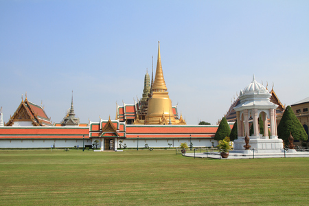 Wat Phra Kaew in Bangkokの写真素材