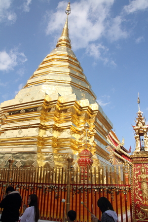 Doi Suthep in Chiang Mai, Thailandの写真素材