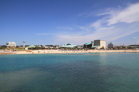 Tropical beach in Okinawaの写真素材