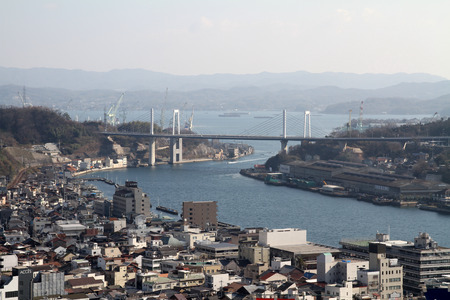 Landscape of Onomichi, Japanのeditorial素材