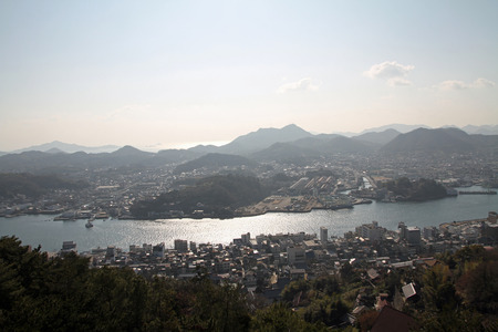 Landscape of Onomichi, Japanの写真素材