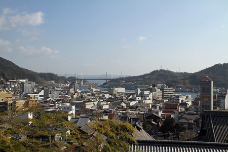 Landscape of Onomichi, Japanのeditorial素材