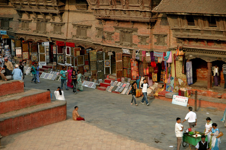 Durbar square in Kathmandu, Nepalのeditorial素材
