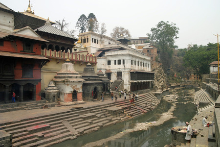 Pashupatinath in Kathmandu, Nepalのeditorial素材