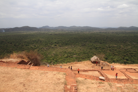 Ancient City of Sigiriya in Sri Lankaのeditorial素材