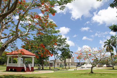 Plaza de Espana in Guamの写真素材
