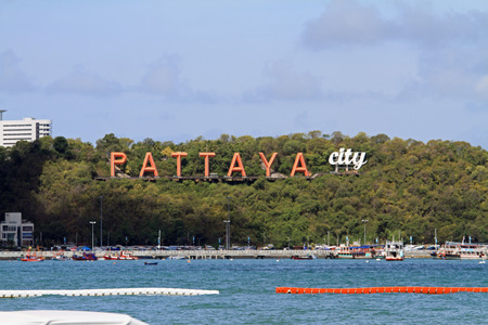 Pattaya beach in Thailandのeditorial素材