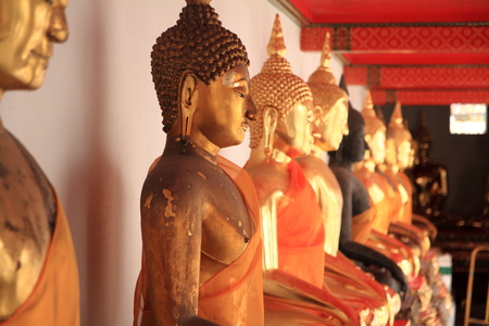 Wat Pho (Temple of the Reclining Buddha) in Bangkok, Thailandのeditorial素材