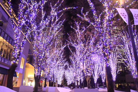 Christmas illuminationの写真素材