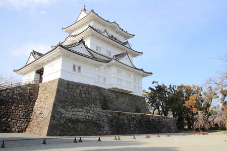 castle tower of Odawara castle in Kanagawa, Japanのeditorial素材