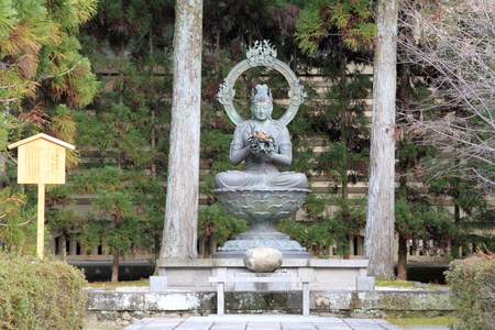 Kongouke Bosatsu of Ninna ji in Kyoto, Japanのeditorial素材