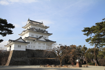 castle tower of Odawara castle in Kanagawa, Japanのeditorial素材
