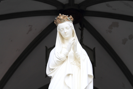 Mary image in Oura church, Nagasaki, Japanの写真素材