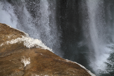 Shifen waterfall in Shifen, Taipei, Taiwanの写真素材