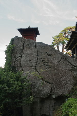sutra repository of Risshaku ji (Yamadera) in Yamagata, Japanのeditorial素材