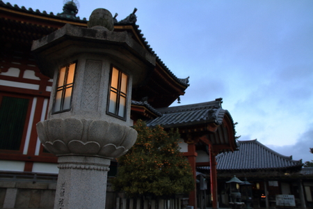 southern round hall of Kohfuku temple in Nara, Japanのeditorial素材