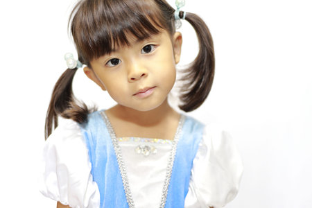Japanese girl in a dress (4 years old)