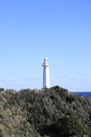 Tsumekisaki lighthouse in Shimoda, Izu, Shizuoka, Japanの写真素材
