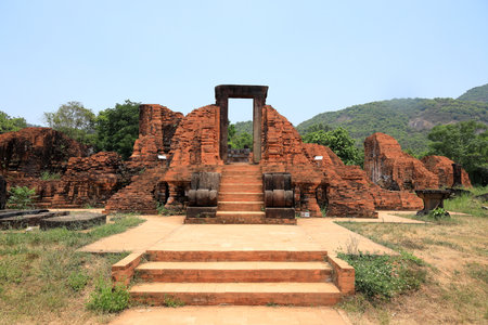 My Son sanctuary in Vietnamの写真素材