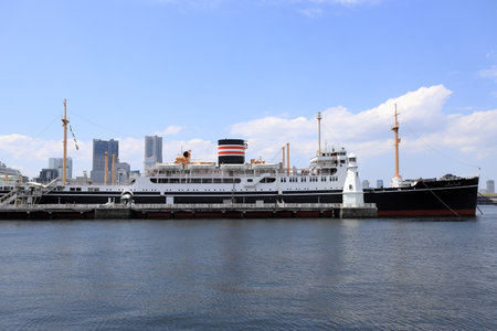 Hikawa Maru in Yokohama, Kanagawa, Japanの写真素材