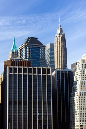 modern architectural buildings and skyscrapersの写真素材