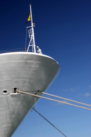 closeup on cruise shipのeditorial素材